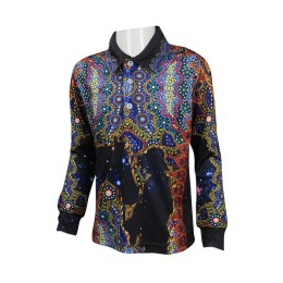 KD049 Order full-size printed children's Polo shirt Design long-sleeved sublimation Polo shirt Custom-made children's Polo shirt Children's clothing store KD049 Order full-size printed children's Polo shirt Design long-sleeved sublimation Polo shirt Custom-made children's Polo shirt Children's clothing store